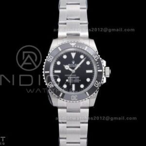 Submariner 41mm 124060 No Date Black Ceramic 904L Steel VSF 1:1 Best Edition VS3230