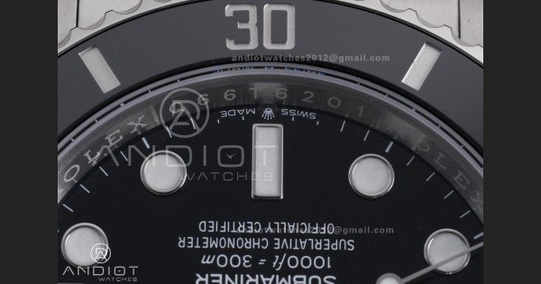 Submariner 41mm 124060 No Date Black Ceramic 904L Steel VSF 1:1 Best Edition VS3230 - Image 6