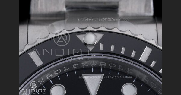 Submariner 41mm 124060 No Date Black Ceramic 904L Steel VSF 1:1 Best Edition VS3230 - Image 7