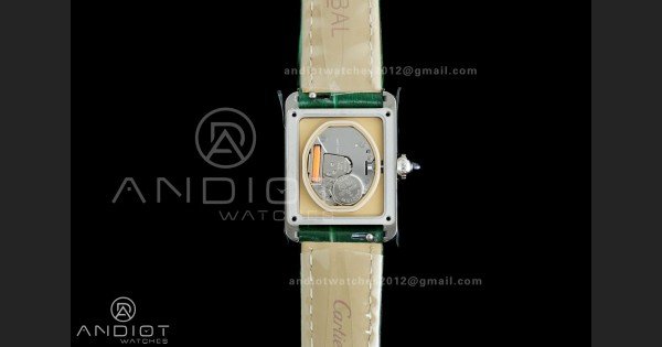 Tank Must 22mm AF SS Best Edition Green Dial On Green Leather Ronda Quartz - Image 8
