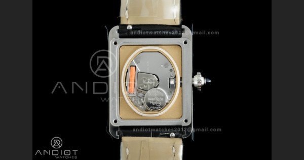 Tank Must 22mm SS AF Best Edition Black Dial On Black Leather Ronda Quartz - Image 9