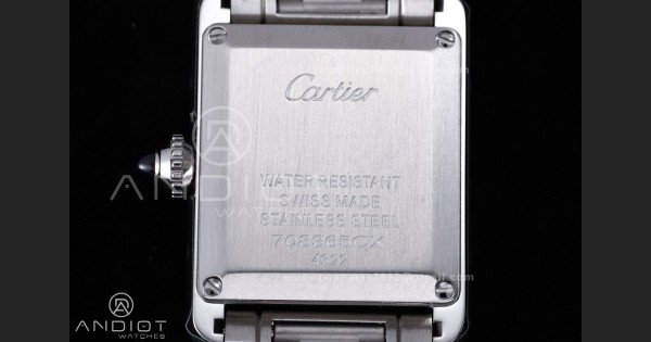 Tank Must SS 22mm AF 1:1 Best Edition White Dial on SS Bracelet Ronda Quartz - Image 7