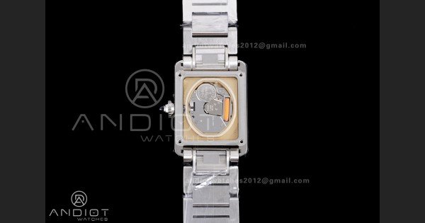 Tank Must SS 22mm AF 1:1 Best Edition White Dial on SS Bracelet Ronda Quartz - Image 9