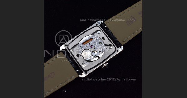 Tank Solo 27.5mm K11F SS White Dial on Black Leather Strap Ronda Quartz - Image 10