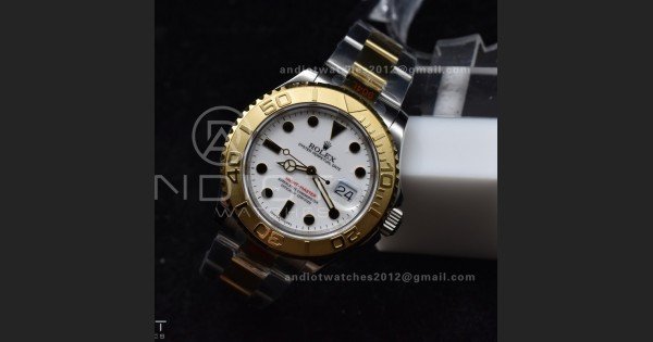 Yacht-Master 116623 YG Plated GMF Best Edition White Dial on SS/YG Bracelet SA3135 - Image 3
