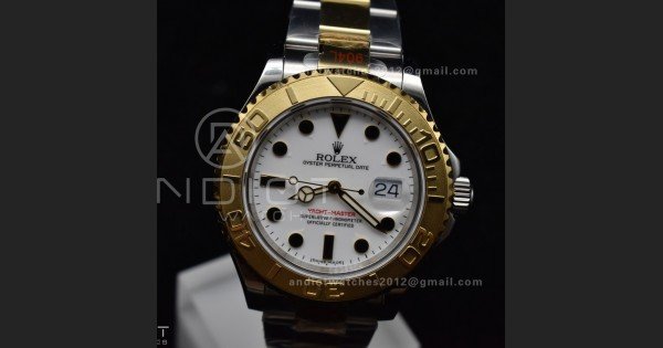 Yacht-Master 116623 YG Plated GMF Best Edition White Dial on SS/YG Bracelet SA3135 - Image 5