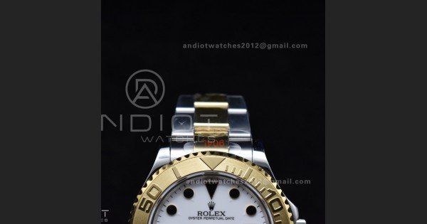 Yacht-Master 116623 YG Plated GMF Best Edition White Dial on SS/YG Bracelet SA3135 - Image 6