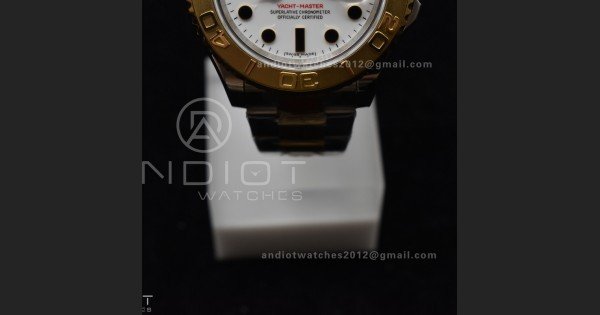 Yacht-Master 116623 YG Plated GMF Best Edition White Dial on SS/YG Bracelet SA3135 - Image 7