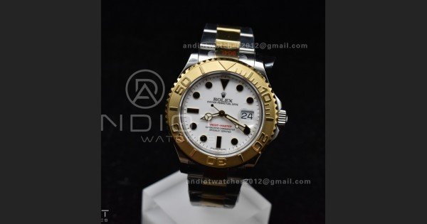 Yacht-Master 116623 YG Plated GMF Best Edition White Dial on SS/YG Bracelet SA3135