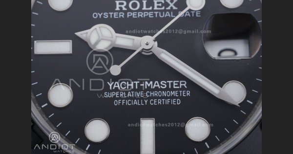 Yacht-Master 226627 Titanium QF 1:1 Best Edition Black Dial On Titanium Bracelet SH3235 - Image 5