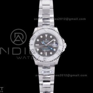 Yacht-Master 37mm 268622 CSF 1:1 Best Edition Grey Dial 904L SS Case and Bracelet SA2236