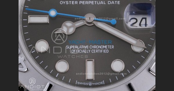 Yacht-Master 37mm 268622 CSF 1:1 Best Edition Grey Dial 904L SS Case and Bracelet SA2236 - Image 5