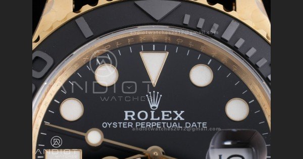 Yacht-Master 42mm 226658 YG QF 1:1 Best Edition 3D Black Ceramic Bezel on Oysterflex Strap SH3235 (Weighted) - Image 4