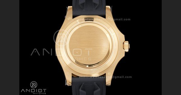 Yacht-Master 42mm 226658 YG QF 1:1 Best Edition 3D Black Ceramic Bezel on Oysterflex Strap SH3235 (Weighted) - Image 7