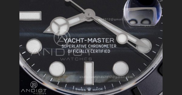 Yacht-Master 42mm 226659 Gold Factory 1:1 Best Edition Ceramic Bezel Falcon's Eye Dial on Oyster flex Strap VR3235 (Tungsten Heavy Version) - Image 5