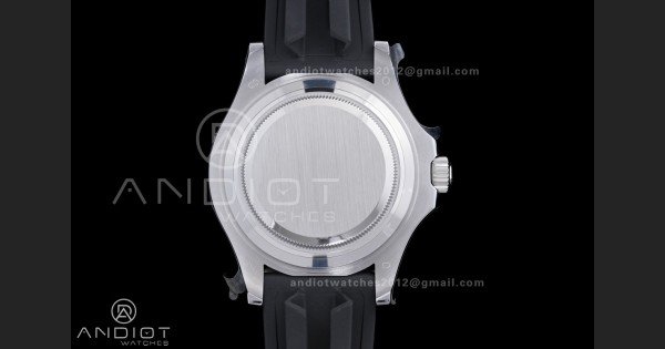 Yacht-Master 42mm 226659 SS QF 1:1 Best Edition 3D Black Ceramic Bezel on Oysterflex Strap SH3235 (Weighted) - Image 6